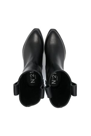 black leather ankle boots N°21 KIDS | 7529702